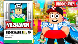 Yaza Özel Brookhaven Yaptık !! - Roblox Brookhaven