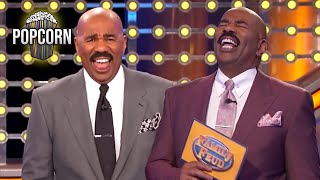 FUNNIEST and MOST OUTRAGEOUS Family Feud Answers That Made STEVE HARVEY Lose It!