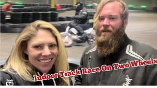 We Went Indoor Mini Bike Racing! Honda z50