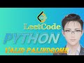 LeetCode Python Solutions: 125. Valid Palindrome #python #coding #datastructures #leetcode