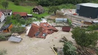 Extreme flooding in Slovenia kills at least six people