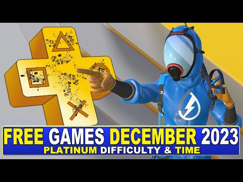 PS Plus Essential Games December 2023 Free Games PS4, PS5 - Platinum Difficulty & Time