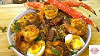 TikTok Viral Seafood Boil Ramen Bowl | How To Make Viral TikTok Seafood Ramen Bowl