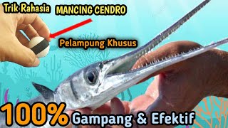 CARA MEMBUAT RANGKAIAN PELAMPUNG MANCING IKAN CENDRO||Tips &Trik Mancing Cendro