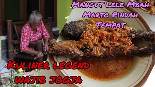 KULINER LEGEND MANGUT LELE MBAH MARTO  YANG ASLI SUDAH PINDAH