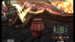 [MH3]アルバ効率　火薬15個置き　２麻痺討伐　サポ