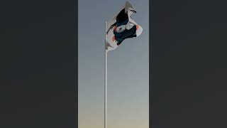 #blender  #3d #flag