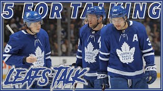 ARE CHANGES COMING IN TORONTO? | LEAFS NATION | 5 FOR TALKING NHL HOCKEY PODCAST