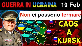 10 Feb: SEMPRE DI PIÙ! Forze Ucraine AVANZANO A KURSK