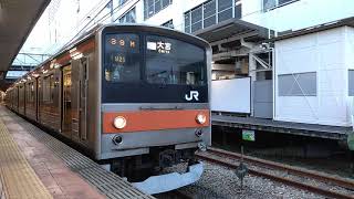 [１日4往復のみ]普通むさしの号大宮行き発車立川にて