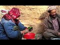 winter soup from old couple s traditional cave recipe afghanistan village life