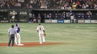 -2022.08.24-【NPB】３回表 石橋康太 スタメンマスクに打で応えるタイムリーツーベース！ 好投の松葉を援護 中日ドラゴンズ （vs読売）