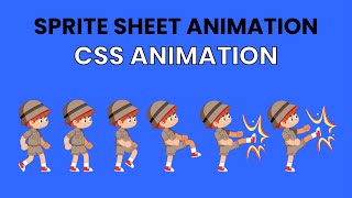 Sprite Sheet Animation With CSS | HTML And CSS Tutorial