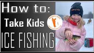 Successful Ice Fishing Trip🎣: How to have fun and not get a call from CPS! 😂😀