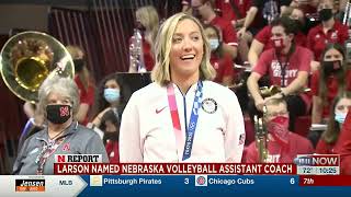 NReport: Jordan Larson named Nebraska Volleyball assistant coach