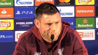 James Milner Full Pre-Match Press Conference - Porto v Liverpool - Champions League