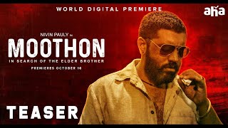 Moothon Telugu Teaser | Nivin Pauly, Sobhita Dhulipala, Roshan Mathew |World Digital Premiere on AHA