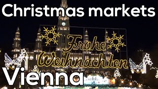 Visit a few of the 20 Christmas Markets in Vienna, Austria