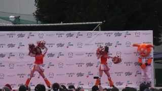 20130720 オールスター第2戦試合前 12球団チア・マスコットイベント(9/14) ジャイアンツ ジャビット