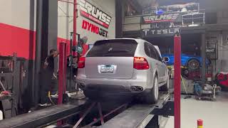 Porsche 957 Cayenne Turbo on the Dyno with a VR Tuned ECU Flash