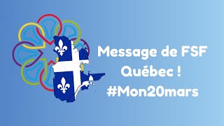 Semaine de la langue française et de la francophonie : un message de l'équipe du Québec ! 📣🇲🇶