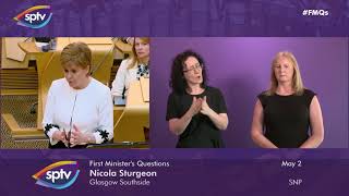 First Minister's Questions BSL - 2 May 2019