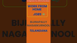 Work from Home Jobs in Bijinapally   Nagarkurnool   Telangana