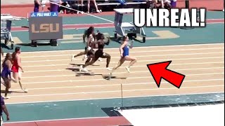 How Was This Even Possible? || Abby Steiner Drops Unbelievable Double In 100 & 200 Meters