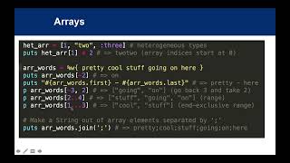 Cases, Numbers, Arrays, Ranges, File IO (5) || Learn Ruby