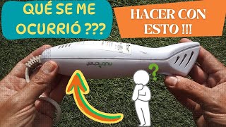 Mira lo que se puede hacer con  un cuchillo eléctrico