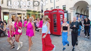 🇬🇧LONDON CITY TOUR | Central London Evening Walk - August 2023 | London Street Walk 4K