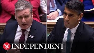 Full exchange: Keir Starmer calls for general elections in first Rishi Sunak's PMQs