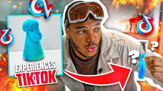 JE TEST DES EXPÉRIENCES SCIENTIFIQUES TIKTOK (c’est une dinguerie)