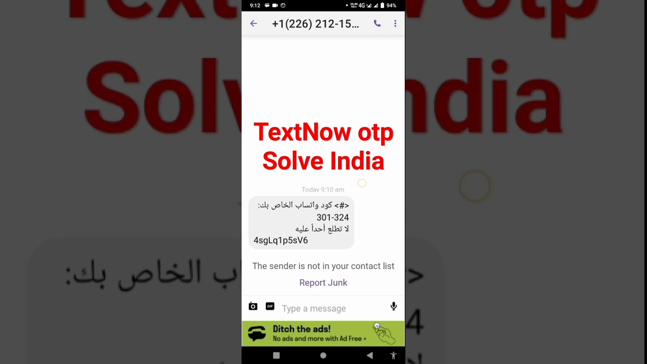 TextNow Code Pakistan & India Not Working Problem Solutions 2024 - YouTube