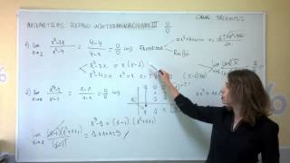 Matemáticas-Indeterminaciones 3: 0/0