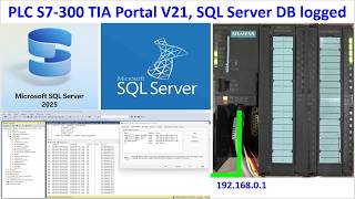 PLC S7-300 connect data with SQL Server Database
