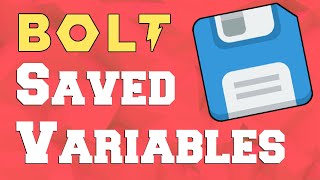 Saving Data in Bolt Visual Scripting