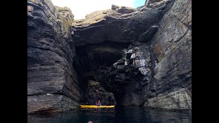 Video 3 of 4. Latheronwheel to Dunbeath \u0026 back by sea kayak with ESCC \u0026 PCC members, 27 Dec 2024.