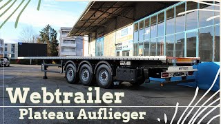 Web Trailer Plattform Auflieger | Details | Nüssli Fahrzeugbau AG