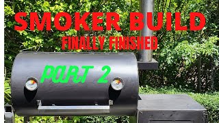 Offset smoker build part 2