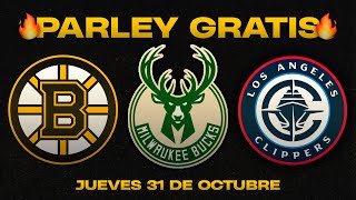 🔥 PRONOSTICOS DE NBA, NFL Y NHL PARA HOY 31/10/2024 🔥 PARLEY GRATIS 🔥