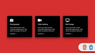 Create Responsive Service Section Using Grid || HTML & CSS || UI Dev