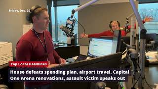 House defeats spending plan, airport travel, Capital One Arena renovations, victim speaks out