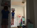 hanging on my spalding mini hoop