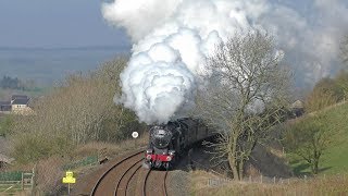 35018 \u0026 48151 - The Wensleydale Railway - 6.4.19