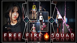 "FREE FIRE🔥SQUAD" || New Viral🔥 Alight Motion editing Xml Status Video By@Subhojit_official Link⤵️