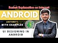 Android UI Design with Java & XML | DAY -01 | Complete Beginner Tutorial  #java #xml #android
