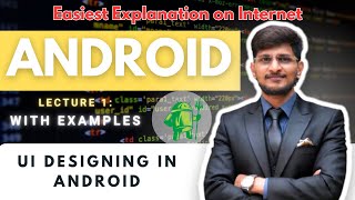 Android UI Design with Java & XML | DAY -01 | Complete Beginner Tutorial #java #xml #android