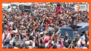 Chants of ‘hatutaki maandamano’ rent the air in Isiolo during President Ruto’s visit