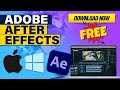 How To Download Adobe After Effects For FREE On PC & Mac